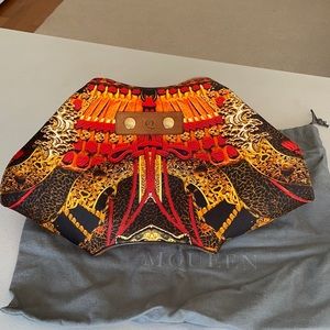 Alexander McQueen DeManta Clutch.